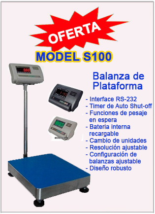 Oferta Balanza Electrónica S100